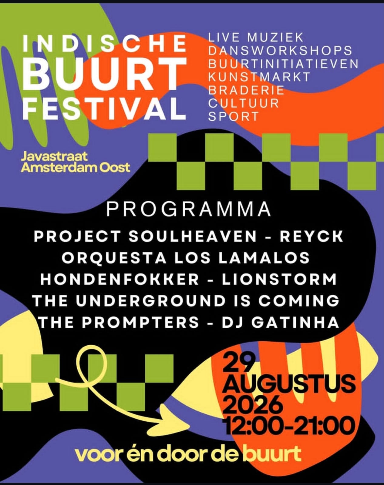 Indische Buurt Festival flyer